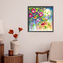 Load image into Gallery viewer, Diamond Painting - Full Round - flowers under the moon (30*30CM)
