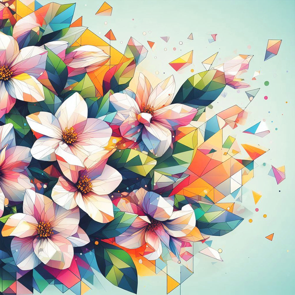 Diamond Painting - Full Round - particle flower (30*30CM)