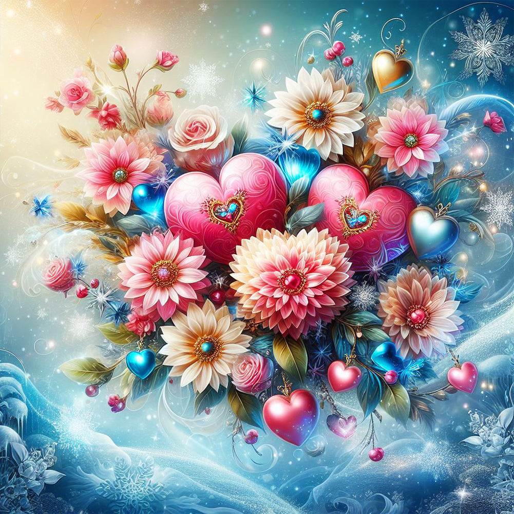 Diamond Painting - Full Round - bouquet (30*30CM)