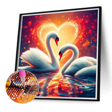 Load image into Gallery viewer, Diamond Painting - Full Round - love swan (40*40CM)
