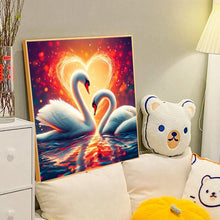 Load image into Gallery viewer, Diamond Painting - Full Round - love swan (40*40CM)
