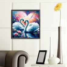 Load image into Gallery viewer, Diamond Painting - Full Round - White Swan (40*40CM)

