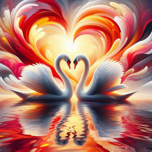 Load image into Gallery viewer, Diamond Painting - Full Round - swan (40*40CM)
