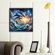 Load image into Gallery viewer, Diamond Painting - Full Round - dolphin (40*40CM)
