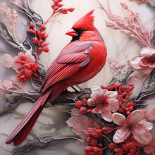 Load image into Gallery viewer, Diamond Painting - Full Round - cardinal (30*30CM)
