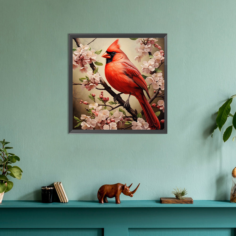 Diamond Painting - Full Round - cardinal (30*30CM)