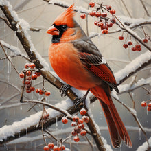 Load image into Gallery viewer, Diamond Painting - Full Round - cardinal (30*30CM)
