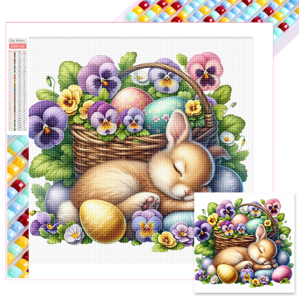 Diamond Painting - Full Square - easter bunny (30*30CM)