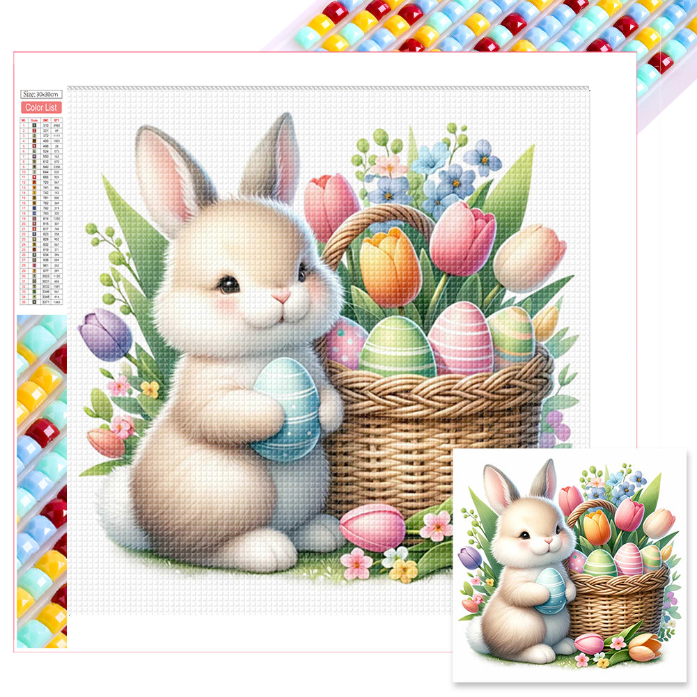 Diamond Painting - Full Square - easter bunny (30*30CM)