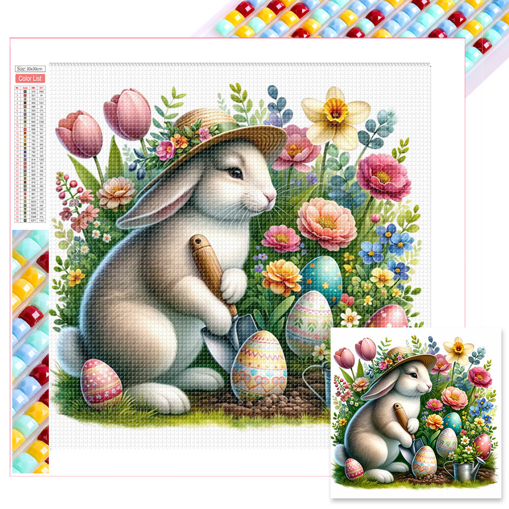 Diamond Painting - Full Square - easter bunny (30*30CM)