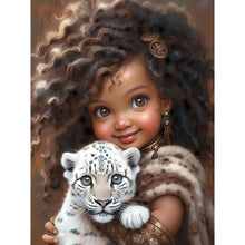 Load image into Gallery viewer, Diamond Painting - Full Round - sweet girl (30*40CM)
