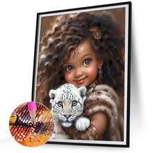 Load image into Gallery viewer, Diamond Painting - Full Round - sweet girl (30*40CM)
