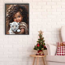 Load image into Gallery viewer, Diamond Painting - Full Round - sweet girl (30*40CM)
