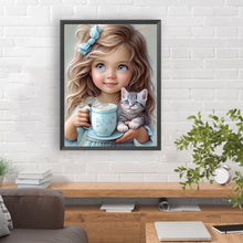 Load image into Gallery viewer, Diamond Painting - Full Round - sweet girl (30*40CM)
