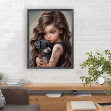 Load image into Gallery viewer, Diamond Painting - Full Round - sweet girl (30*40CM)
