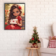 Load image into Gallery viewer, Diamond Painting - Full Round - sweet girl (30*40CM)
