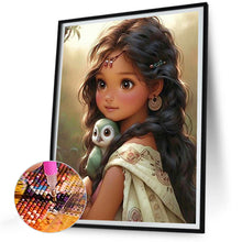 Load image into Gallery viewer, Diamond Painting - Full Round - sweet girl (30*40CM)
