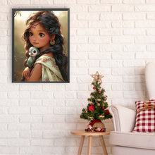 Load image into Gallery viewer, Diamond Painting - Full Round - sweet girl (30*40CM)
