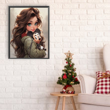 Load image into Gallery viewer, Diamond Painting - Full Round - sweet girl (30*40CM)
