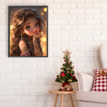 Load image into Gallery viewer, Diamond Painting - Full Round - sweet girl (30*40CM)
