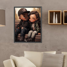 Load image into Gallery viewer, Diamond Painting - Full Round - sweet couple (30*40CM)
