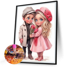 Load image into Gallery viewer, Diamond Painting - Full Round - sweet couple (30*40CM)
