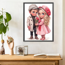 Load image into Gallery viewer, Diamond Painting - Full Round - sweet couple (30*40CM)
