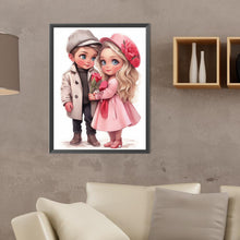 Load image into Gallery viewer, Diamond Painting - Full Round - sweet couple (30*40CM)
