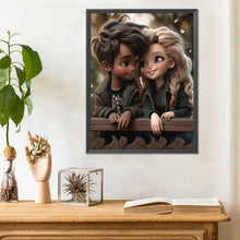 Load image into Gallery viewer, Diamond Painting - Full Round - sweet couple (30*40CM)
