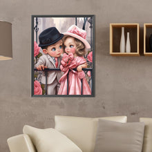 Load image into Gallery viewer, Diamond Painting - Full Round - sweet couple (30*40CM)
