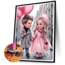 Load image into Gallery viewer, Diamond Painting - Full Round - sweet couple (30*40CM)
