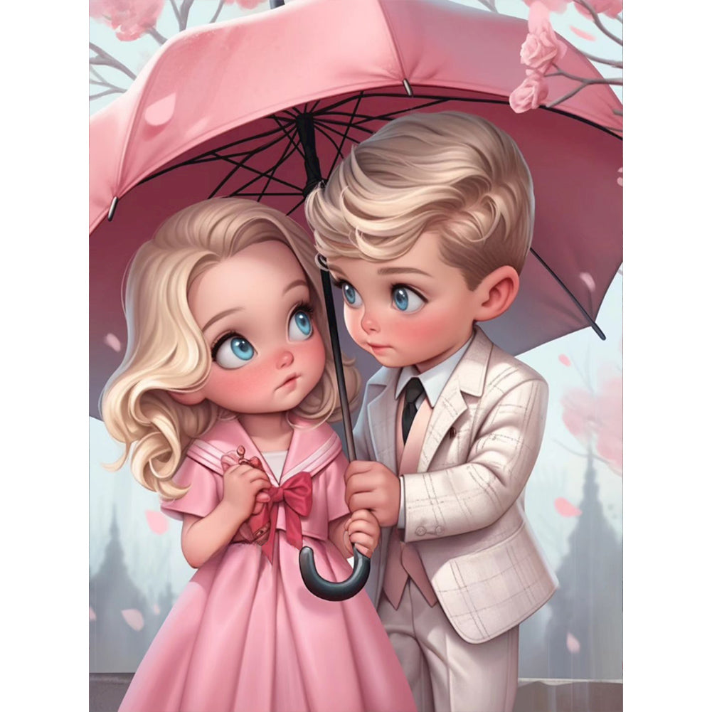 Diamond Painting - Full Round - sweet couple (30*40CM)