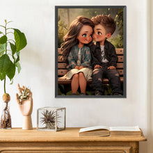 Load image into Gallery viewer, Diamond Painting - Full Round - sweet couple (30*40CM)
