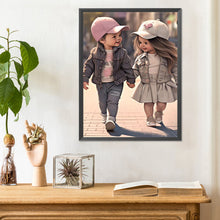 Load image into Gallery viewer, Diamond Painting - Full Round - sweet couple (30*40CM)
