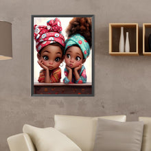 Load image into Gallery viewer, Diamond Painting - Full Round - sweet sisters (30*40CM)
