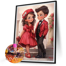 Load image into Gallery viewer, Diamond Painting - Full Round - sweet couple (40*50CM)
