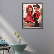 Load image into Gallery viewer, Diamond Painting - Full Round - sweet couple (40*50CM)

