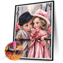 Load image into Gallery viewer, Diamond Painting - Full Round - sweet couple (40*50CM)
