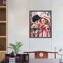 Load image into Gallery viewer, Diamond Painting - Full Round - sweet couple (40*50CM)
