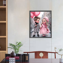 Load image into Gallery viewer, Diamond Painting - Full Round - sweet couple (40*50CM)
