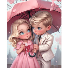 Load image into Gallery viewer, Diamond Painting - Full Round - sweet couple (40*50CM)
