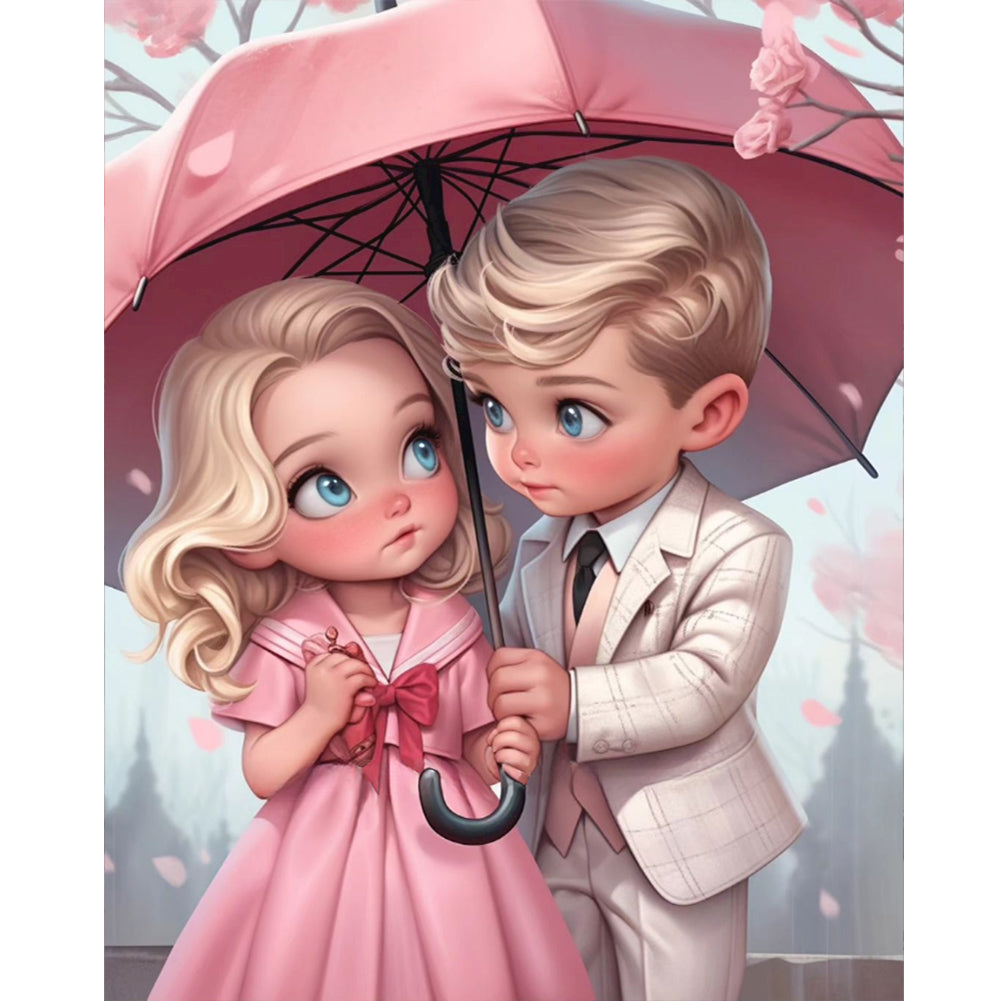 Diamond Painting - Full Round - sweet couple (40*50CM)