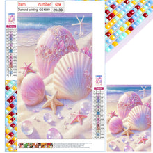Load image into Gallery viewer, Diamond Painting - Full Square - beach shells (20*30CM)
