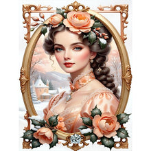 Load image into Gallery viewer, Diamond Painting - Full Round - noble lady (30*40CM)
