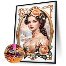 Load image into Gallery viewer, Diamond Painting - Full Round - noble lady (30*40CM)
