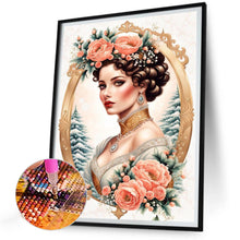 Load image into Gallery viewer, Diamond Painting - Full Round - noble lady (30*40CM)
