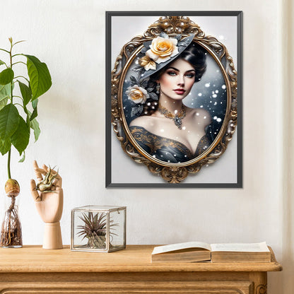 Diamond Painting - Full Round - noble lady (30*40CM)