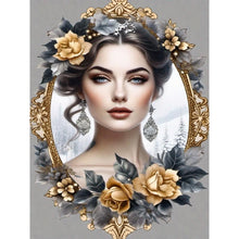 Load image into Gallery viewer, Diamond Painting - Full Round - noble lady (30*40CM)
