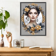 Load image into Gallery viewer, Diamond Painting - Full Round - noble lady (30*40CM)
