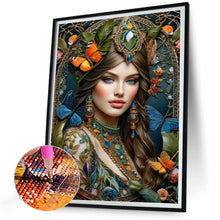 Load image into Gallery viewer, Diamond Painting - Full Round - noble lady (30*40CM)
